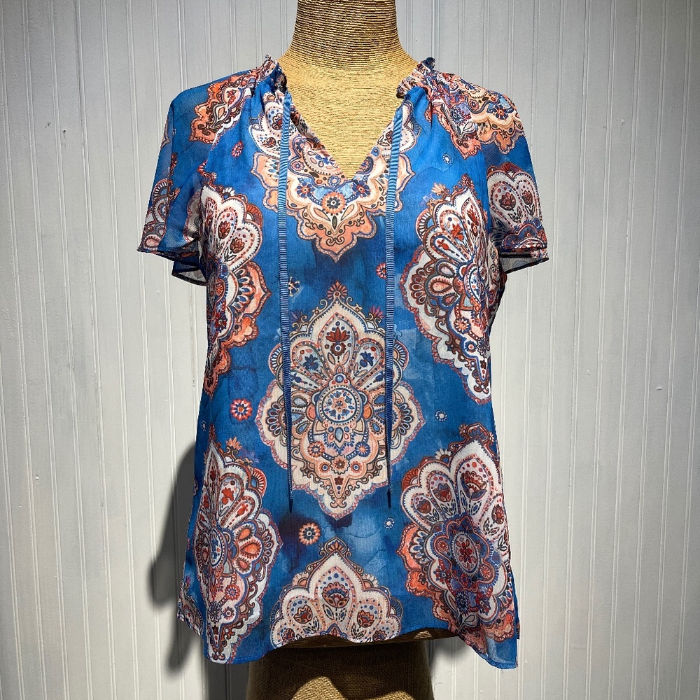 Sevigny Flutter Sleeve Blouse